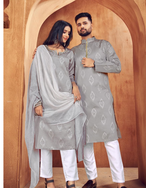 Plus Size Couples|african Couples Matching Outfit - Lace Long Dress & Top  Pants Set